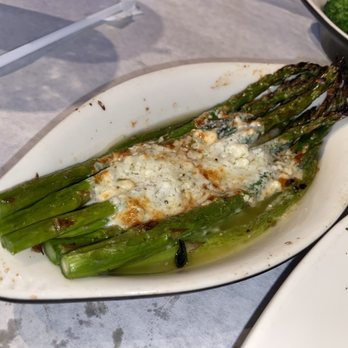 Half Shell Oyster House - Asparagus side...phenomenal! - Seafood Near Me - Biloxi, Mississippi Half Shell Oyster House - Asparagus side...phenomenal! - Seafood Near Me - Biloxi, Mississippi