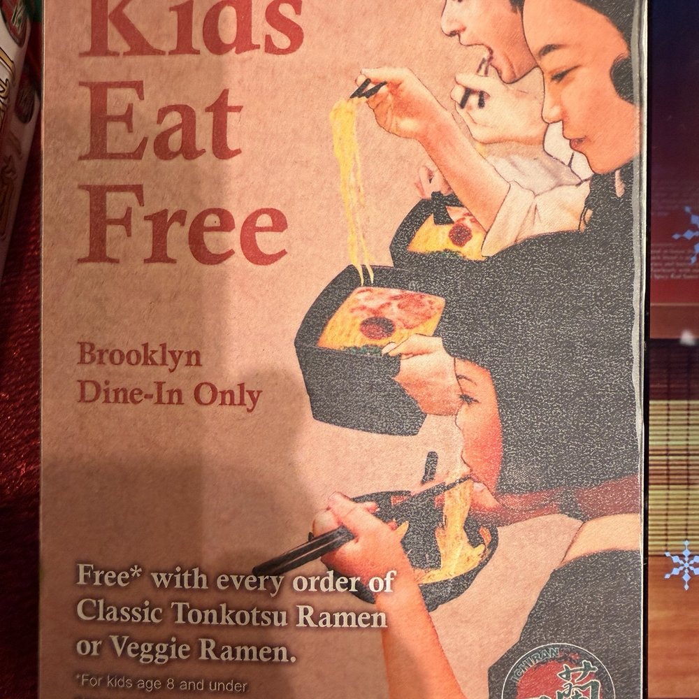 ICHIRAN - Brooklyn - Kids eat free. Brooklyn dine-in only - Ramen Near Me - Brooklyn, New York ICHIRAN - Brooklyn - Kids eat free. Brooklyn dine-in only - Ramen Near Me - Brooklyn, New York