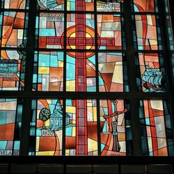 Old Stone Church - Stained glass windows