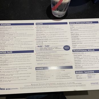 Kona Grill - La Cantera - Menu - Sushi Bars Near Me - San Antonio, Texas