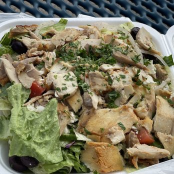 La Pita - Greek salad with shawarma Chicken - Mediterranean Near Me - St. Joseph, Michigan La Pita - Greek salad with shawarma Chicken - Mediterranean Near Me - St. Joseph, Michigan