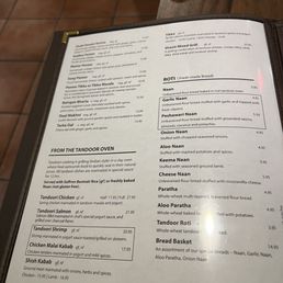 Menu Menu