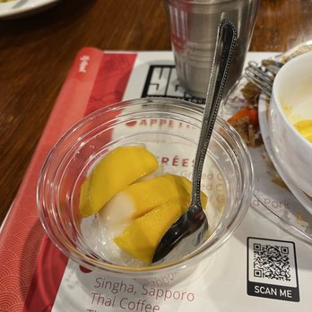 Lucky Noodles - Mango sticky rice dessert. - Thai Near Me - Denver, Colorado Lucky Noodles - Mango sticky rice dessert. - Thai Near Me - Denver, Colorado
