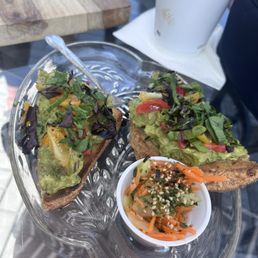Tomato and Basil Avocado Toast. Divine! Tomato and Basil Avocado Toast. Divine!