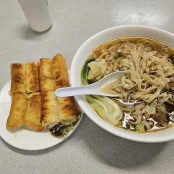 Canton Wonton House - Youtiao and the wonton and beef brisket noodle soup - Cantonese Near Me - Seattle, Washington Canton Wonton House - Youtiao and the wonton and beef brisket noodle soup - Cantonese Near Me - Seattle, Washington