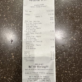 Wingstop - Bill - Chicken Wings Near Me - Kissimmee, Florida Wingstop - Bill - Chicken Wings Near Me - Kissimmee, Florida