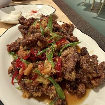 Super Peach - Tangsuyuk - fried chicken that comes with the jjajangmyeon - Cocktail Bars Near Me - Los Angeles, California Super Peach - Tangsuyuk - fried chicken that comes with the jjajangmyeon - Cocktail Bars Near Me - Los Angeles, California