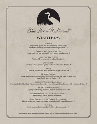 Menu photo 5 Blue Heron Restaurant Titusville, FL Menu photo 5 Blue Heron Restaurant Titusville, FL