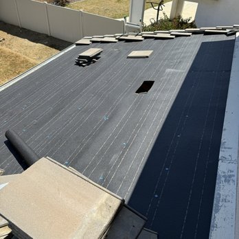 Tapia Roofing - Roof leak on the porch, new underlayment, replaced broken tile, reinstalled tile - Roofing Near Me - Ontario, California Tapia Roofing - Roof leak on the porch, new underlayment, replaced broken tile, reinstalled tile - Roofing Near Me - Ontario, California