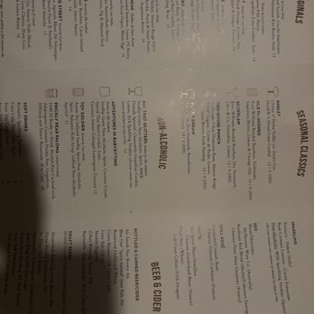 Drink Well - Full Inside Menu - Gastropubs Near Me - Austin, Texas