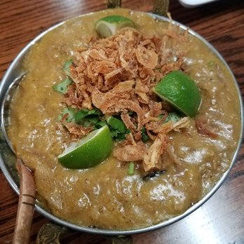 Evans BBQ & Grill by Gul's Kitchen - Beef Nihari with crispy fried onions on top. - Indian Near Me - San Antonio, Texas Evans BBQ & Grill by Gul's Kitchen - Beef Nihari with crispy fried onions on top. - Indian Near Me - San Antonio, Texas