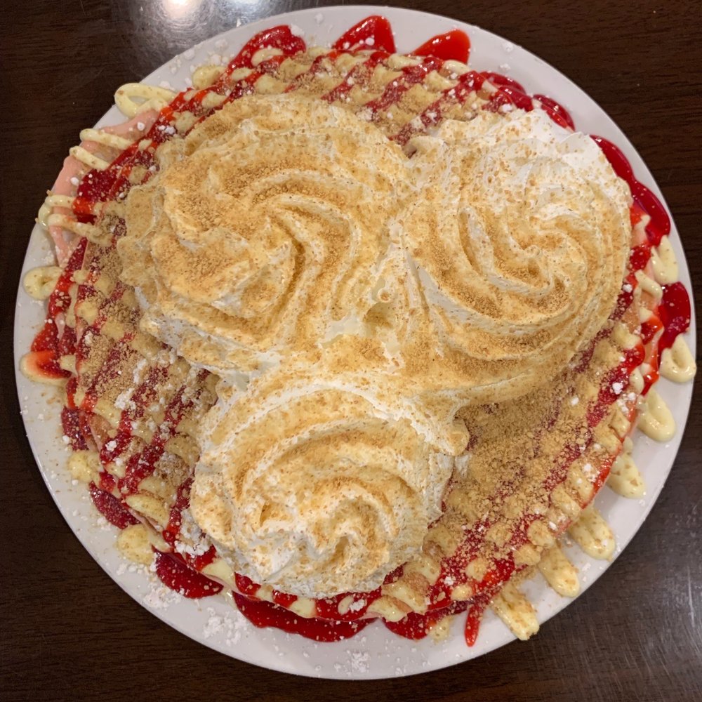 Crackin' & Stackin' - Strawberry cheesecakes - Breakfast & Brunch Near Me - Central Point, Oregon Crackin' & Stackin' - Strawberry cheesecakes - Breakfast & Brunch Near Me - Central Point, Oregon