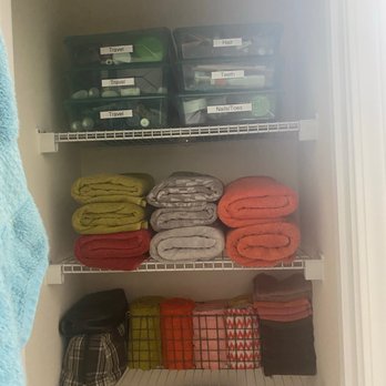 Organization To The Rescue - Master linen closet - Home Organization Near Me