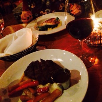 Soby's - Flat iron steak and the salmon was amazing - New American Near Me - Greenville, South Carolina