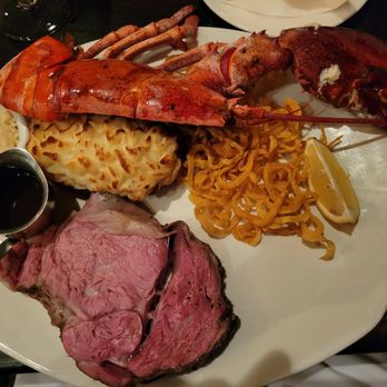 The Keg Steakhouse + Bar - 10 oz Prime Rib with Half Live Lobster, double baked potato - Steakhouses Near Me - Toronto, Ontario