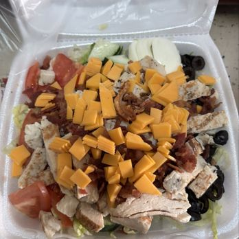 Mash Hoagies - Giant Cobb salad!! - Salad Near Me - Palm Bay, Florida Mash Hoagies - Giant Cobb salad!! - Salad Near Me - Palm Bay, Florida