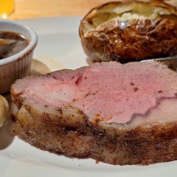 Harveys - Prime rib and baked potato - Seafood Near Me - Columbus, Mississippi