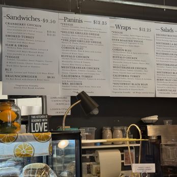Violet Table - menu board - Bakeries Near Me - Oconomowoc, Wisconsin