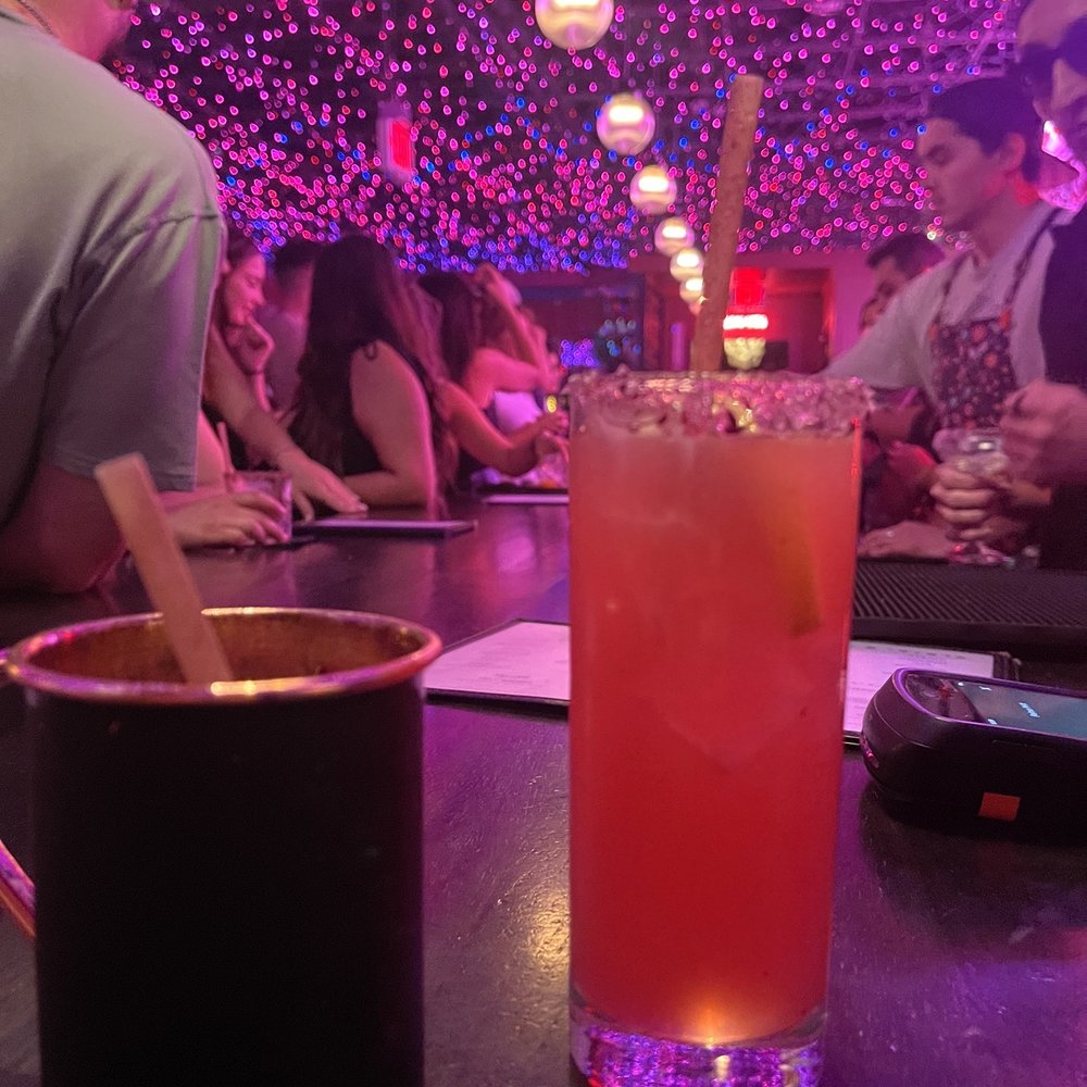 Ghost Donkey - bar area + my drinks - Mexican Near Me - Phoenix, Arizona Ghost Donkey - bar area + my drinks - Mexican Near Me - Phoenix, Arizona