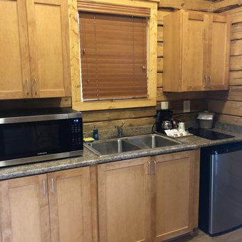 Log Cabin Resort - kitchen - Campgrounds Near Me - Port Angeles, Washington Log Cabin Resort - kitchen - Campgrounds Near Me - Port Angeles, Washington