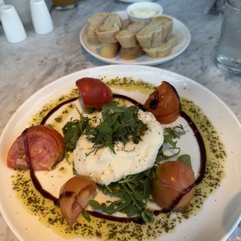 Porta Via - Burrata with heirloom tomato appetizer - New American Near Me - Palm Desert, California Porta Via - Burrata with heirloom tomato appetizer - New American Near Me - Palm Desert, California