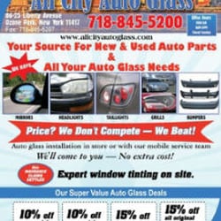 All City Auto Glass - call and mention this add an recieve huge discount on any auto part or glass