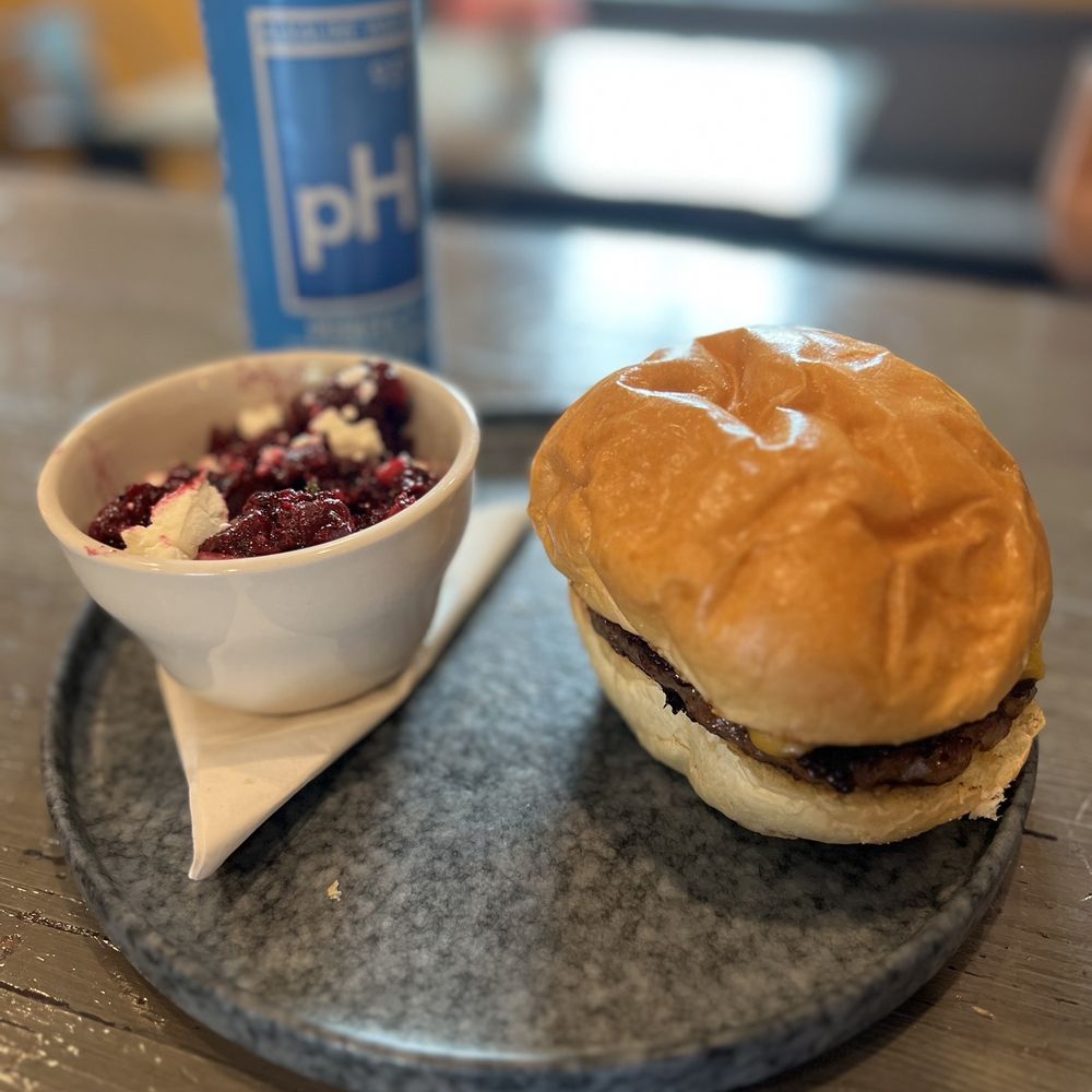 Zadie’s Market - Smash burger with honey beet salad - Grocery Near Me - Marshall, North Carolina Zadie’s Market - Smash burger with honey beet salad - Grocery Near Me - Marshall, North Carolina