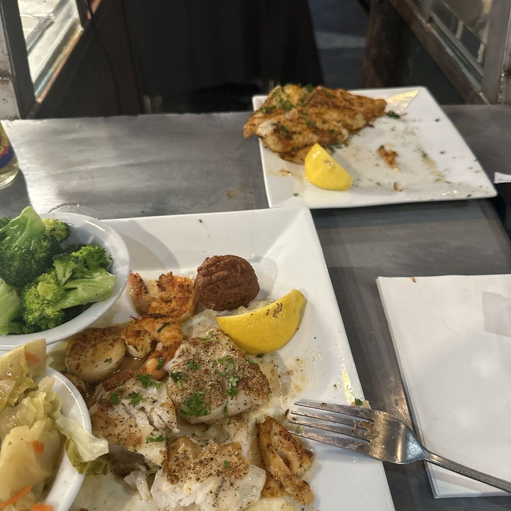 The Fish Market Restaurant - A mishmash of terrible tilapia, which I ordered grouper. - Seafood Near Me - Hoover, Alabama The Fish Market Restaurant - A mishmash of terrible tilapia, which I ordered grouper. - Seafood Near Me - Hoover, Alabama