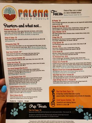 Menu photo 8 Paloma Taco And Tequila Milwaukee, WI Menu photo 8 Paloma Taco And Tequila Milwaukee, WI
