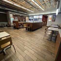 Wendy's - Empty dining area