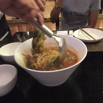 O Kitchen - Mixing my spicy seafood noodles - Korean Near Me - Parañaque, NCR