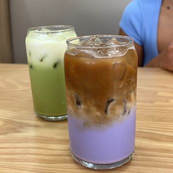 The Breeze Cafe - Matcha latte Ube latte - Breakfast & Brunch Near Me - Newark, California The Breeze Cafe - Matcha latte Ube latte - Breakfast & Brunch Near Me - Newark, California