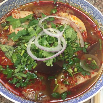 Pho Tay Do - Bun Bo Hue (with no pork bones and extra cha meat) - Vietnamese Near Me - Richardson, Texas Pho Tay Do - Bun Bo Hue (with no pork bones and extra cha meat) - Vietnamese Near Me - Richardson, Texas