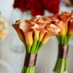 Trias Flowers and Gifts - Prom or wedding bouquet, prom, wedding, hand held calla Lillies