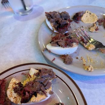 Killen's Barbecue - Deviled Eggs with brisket - Barbeque Near Me - Pearland, Texas Killen's Barbecue - Deviled Eggs with brisket - Barbeque Near Me - Pearland, Texas