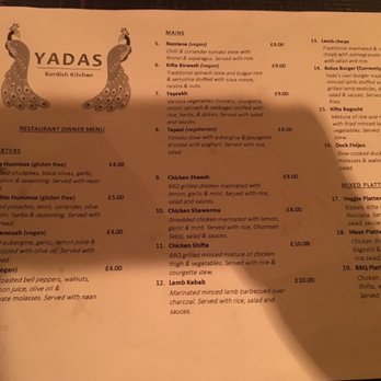 Yadas Kurdish Restaurant - Middle Eastern Near Me - London, XGL Yadas Kurdish Restaurant - Middle Eastern Near Me - London, XGL