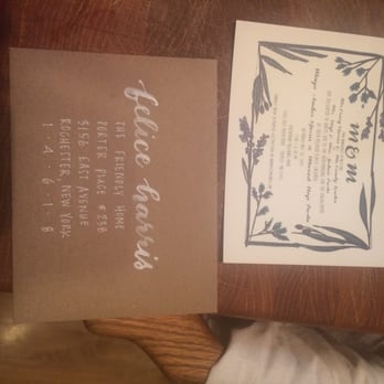 Arrow Art Studio - The hand written envelope and the invitation - Signmaking Near Me