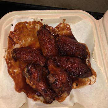 Big E Pizza - Home Alone Special  Half an order of BBQ wings - Pizza Near Me - Signal Hill, California