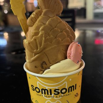Somisomi - Dulce de Leche upside down with a Nutella filled Taiyaki - Ice Cream & Frozen Yogurt Near Me - San Mateo, California Somisomi - Dulce de Leche upside down with a Nutella filled Taiyaki - Ice Cream & Frozen Yogurt Near Me - San Mateo, California