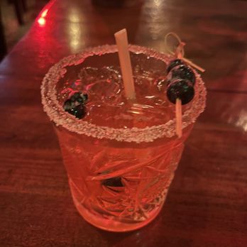 Kay Nah - Strawberry margarita with Don Julio. Not strong, I had 2 and had no buzz - Seafood Near Me - Tulum, ROO