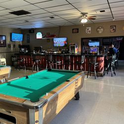 Yesterday's - Bar area and pool tables