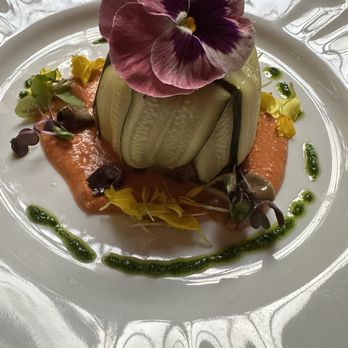Figli dei Fiori - Zucchini with potato flan - Como, LC Figli dei Fiori - Zucchini with potato flan - Como, LC