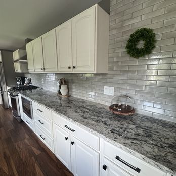 Cobalt Flooring Designs - Our new back splash !!! - Flooring Near Me - West Chicago, Illinois Cobalt Flooring Designs - Our new back splash !!! - Flooring Near Me - West Chicago, Illinois