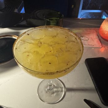 Facci Ristorante - Spicy jalapeño cucumber margarita with old bay on the rim - Italian Near Me - Baltimore, Maryland