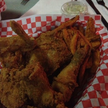 Idle Spur - Broasted chicken.....  With potato or onion ring and slaw all for $9.  Can't beat that with a stick - Bars Near Me - Dayton, Montana