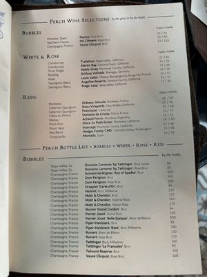 Menu photo 3 Perch Los Angeles, CA