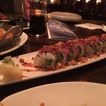 P.F. Chang's - Free Kung Pao Dragon Roll with a purchase of an entree if you have a coupon! - Chinese Near Me - Mclean, Virginia