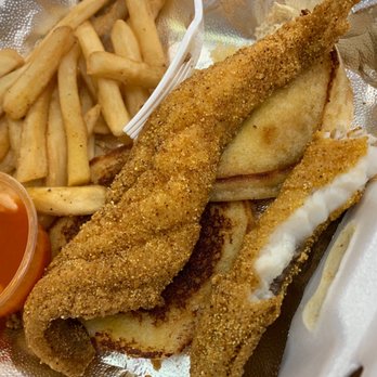 Best Meat - This catfish is very good!! We had ordered Togo. I got the catfish plate I will for sure go back again - Soul Food Near Me - Las Vegas, Nevada