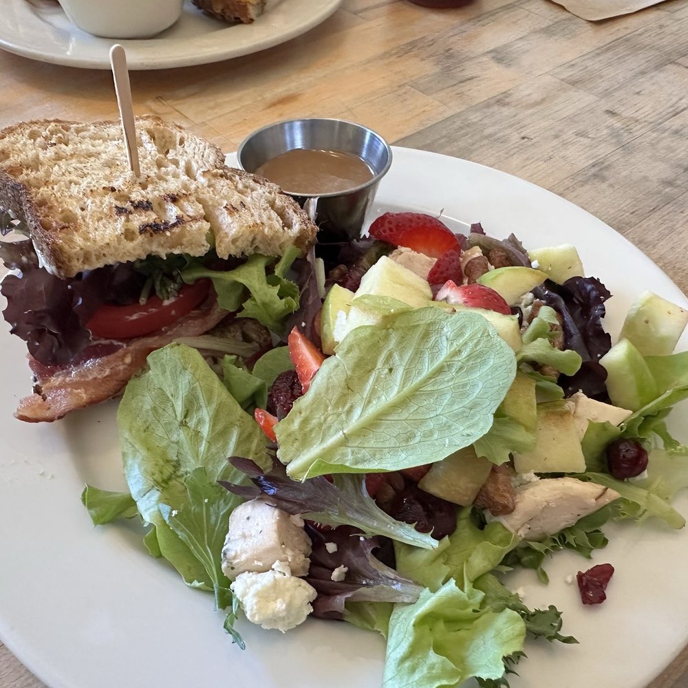 Crushcakes & Cafe - can't commit any cold 1/2 sandwich & soup or 1/2 salad blta sandwich and year round farmers market salad - Bakeries Near Me - Santa Barbara, California Crushcakes & Cafe - can't commit any cold 1/2 sandwich & soup or 1/2 salad blta sandwich and year round farmers market salad - Bakeries Near Me - Santa Barbara, California