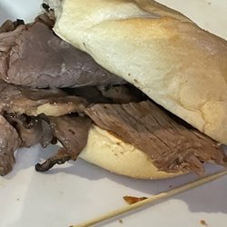 Hooligan's Sports Bar - The dip. Hubs said was perfect. Meat tender, bread pillowy, and au ju flavorful